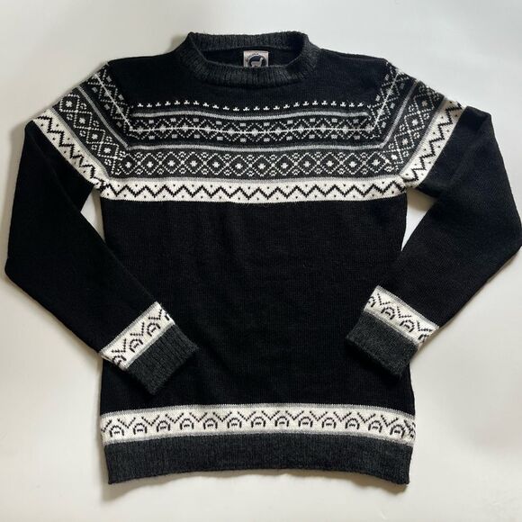Artesania Alpaca Blend Fair Isle Sweater Handmade In Peru - Picture 1 of 8
